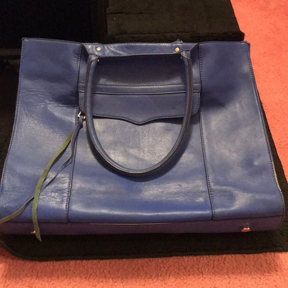 Rebecca Minkoff Large Blue Leather Tote